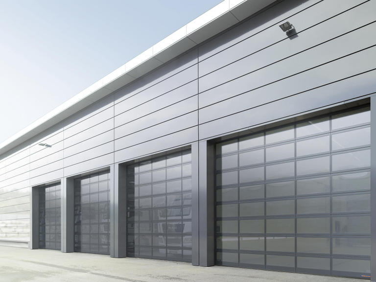 Aluminium poorten met beglazing