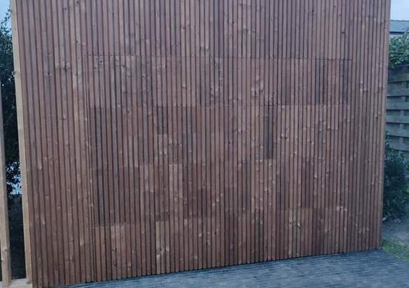 Portes sectionelle aspect bois/alu  - Hörmann - Montré & Laga