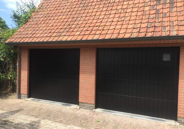 Portes sectionelle aspect bois/alu  - Hörmann - Montré & Laga