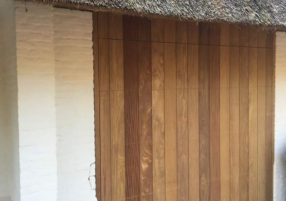 Portes sectionelle aspect bois/alu  - Hörmann - Montré & Laga