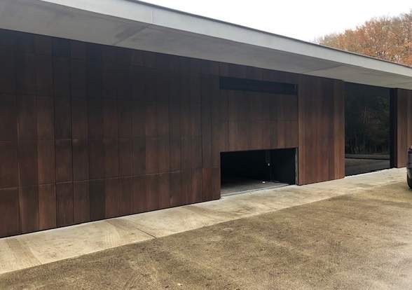 Portes sectionelle aspect bois/alu  - Hörmann - Montré & Laga
